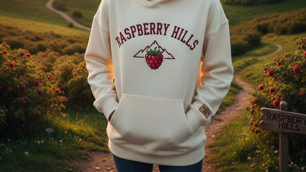 Raspberry Hills and the Iconic Raspberry Hills Hoodie: A Perfect Blend of Style and Comfort 1 Raspberry Hills Hoodie