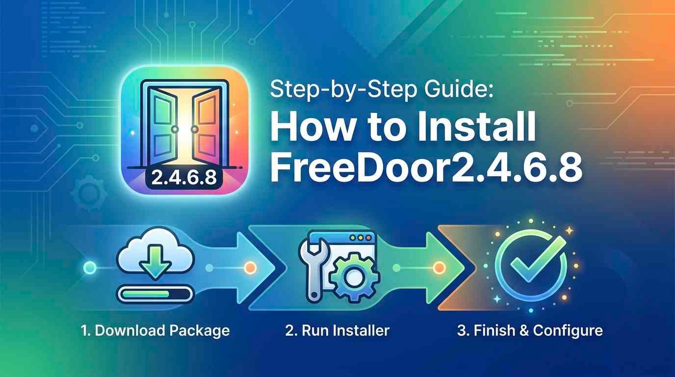 how to install freedoor2.4.6.8