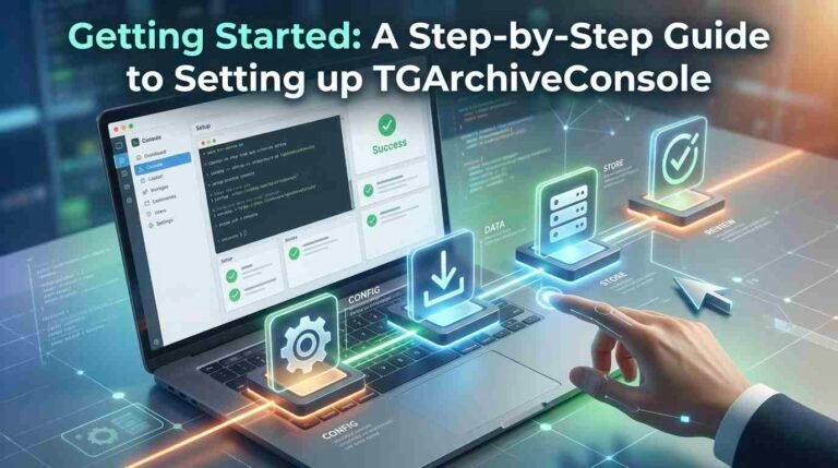 tgarchiveconsole set up